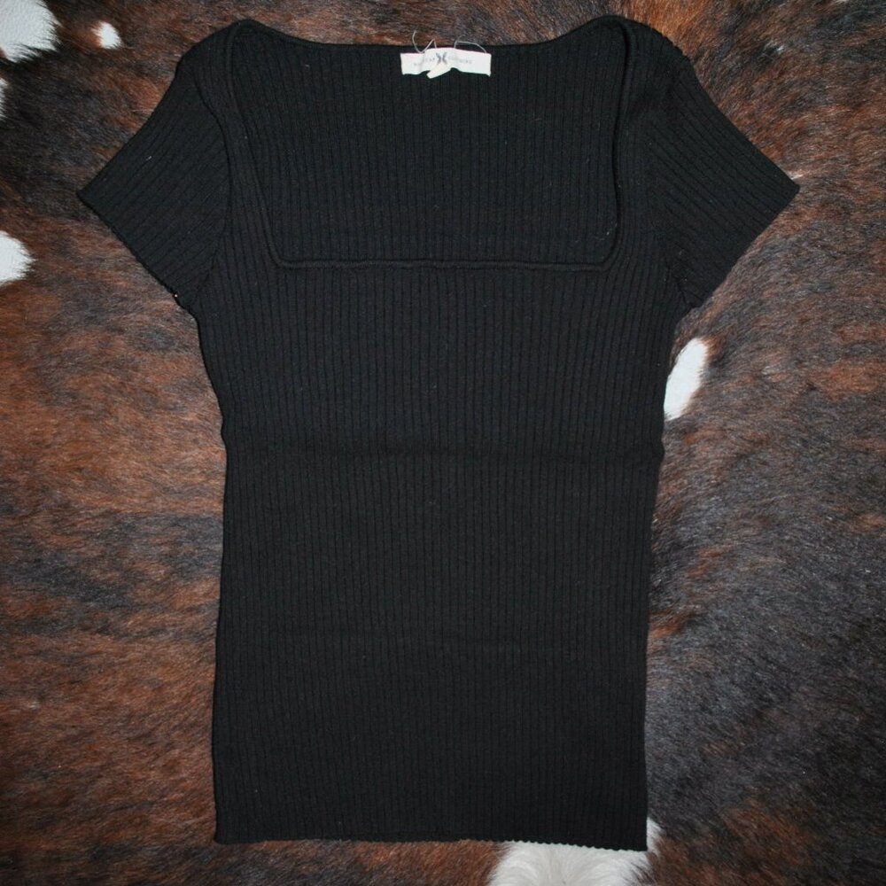 Y2K Ribbed Top - Picture 2 of 4